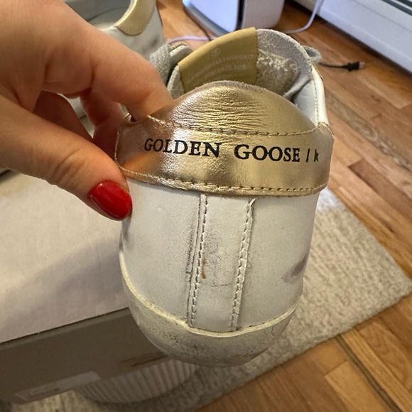 Golden goose superstar sneaker. Silver and gold. Size 5 - Picture 5 of 15